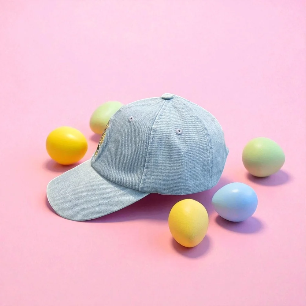 Polo by Ralph Lauren Light Blue Hat with Bear Design - Picture 8 of 8